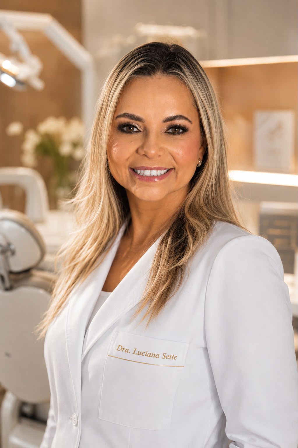 Foto de Dra. Luciana Sette, dentista no Espaço Odonto & Saúde